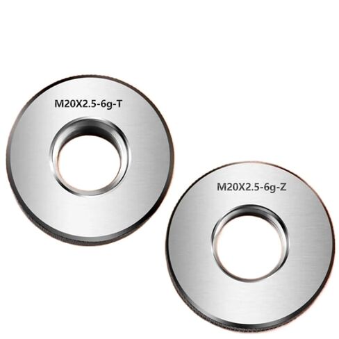 1SET(1*GO+1*NOGO) 6g Accuracy Non-Standard Metric Fine Tooth Thread Ring Gauge Measure Tool Right Hand(M6.5X0.5 T Z) in Saudi Arabia