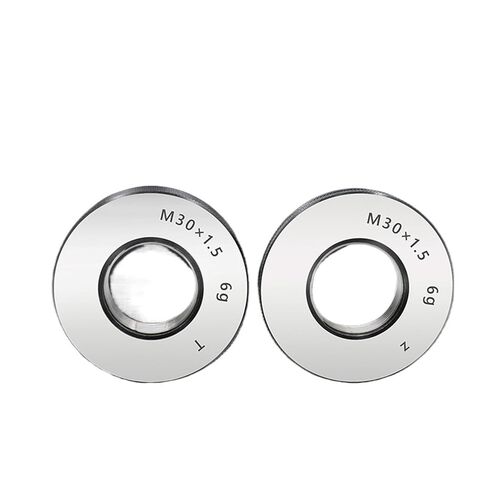 1SET(1*GO+1*NOGO) 6g Accuracy Non-Standard Metric Fine Tooth Thread Ring Gauge Measure Tool Right Hand(M6.5X0.5 T Z) in Saudi Arabia