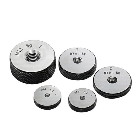 1SET(1*GO+1*NOGO) 6g Accuracy Non-Standard Metric Fine Tooth Thread Ring Gauge Measure Tool Right Hand(M6.5X0.5 T Z) in Saudi Arabia