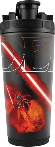 WinCraft 26oz 4D الفولاذ المقاوم للصدأ Ice Shaker Star Wars Original Trilogy Vader Fire in Saudi Arabia