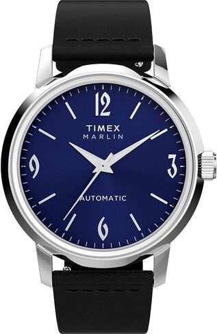 Timex Men's Marlin 40mm Watch - Brown Strap Tan Dial Two-Tone Case in Saudi Arabia