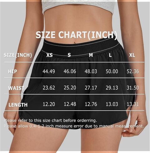 Women’s Athletic Shorts 2.5 Inch High Waisted Running Shorts Match Point Workout Gym Active Tennis Shorts in Kuwait