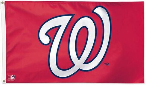 علم WinCraft MLB Washington Nationals 01797215 الفاخر، 3' x 5' in Saudi Arabia