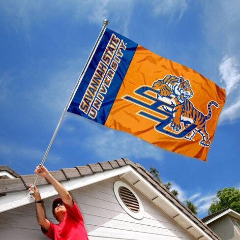 Savannah State Tigers SSU University Large College Flag in Saudi Arabia