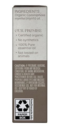 AURA CACIA Organic Myrrh Essential Oil, 0.25 FZ in Saudi Arabia