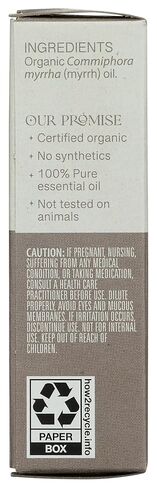 AURA CACIA Organic Myrrh Essential Oil, 0.25 FZ in Saudi Arabia