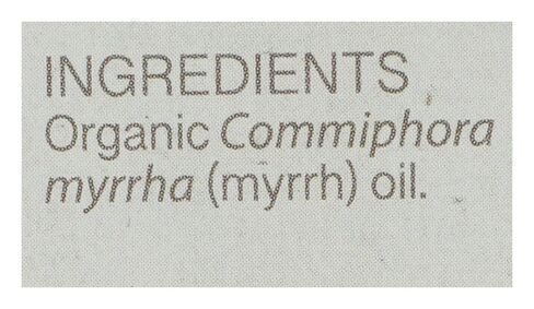 AURA CACIA Organic Myrrh Essential Oil, 0.25 FZ in Saudi Arabia