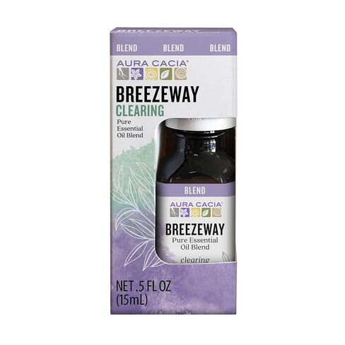 Aura Cacia Breezeway Essential Oil in Box, Vegan, 0.5 Fluid Ounces (Pack of 1) in Saudi Arabia