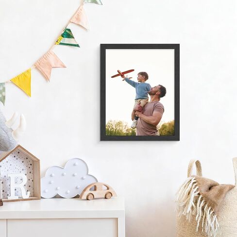 PEALSN 8x10 Picture Frame Set of 15, Wall Gallery Photo Frames for Wall Mounting or Tabletop Display, Black in Kuwait