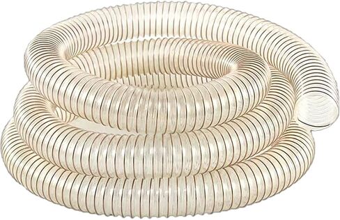 PVC Steel Wire Flexible Hose 1 Meter PU Ducting with Copper Plated Transparent Wall 2mm Thickness ID 100 to 200mm(Inner diameter: 130mm) in Kuwait