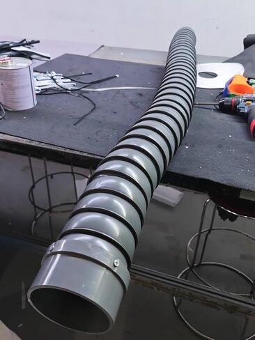 Stainless Steel Fume Hood,Flexible Welding Fume Extractor Hose 2-8 Inch, 3.3ft Duct with Removable Hood for Air/Dust Collection, Perfect for Industrial & Home Use, 68MM ID in Saudi Arabia