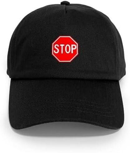 قبعة CafePress Stop Sign قبعة بيسبول قابلة للتعديل in Kuwait