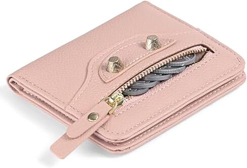 LEEXTON Small Women Wallet Leather RFID Blocking Card Holder Bifold Compact Wallets with ID Window and Zipper Coin Pocket in Kuwait