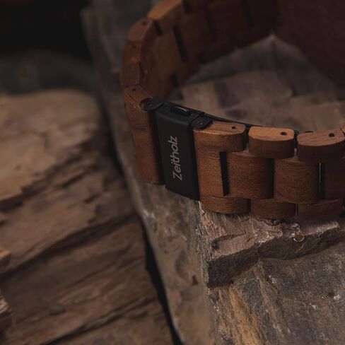 Zeitholz Wood Watches for Men, Wooden Watch, Gifts, Analog Watch, Zittau Collection 44mm, 100% Natural with Japanese Quartz Movement in Saudi Arabia