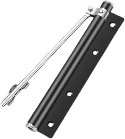 Stainless Steel Adjustable Door Closer Silent Adjustable Heavy Duty(Black) in Saudi Arabia