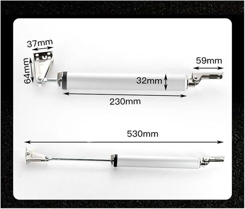 1 Set of Pneumatic Door Brackets and Door Closers with Adjustable Closing Speed in Saudi Arabia