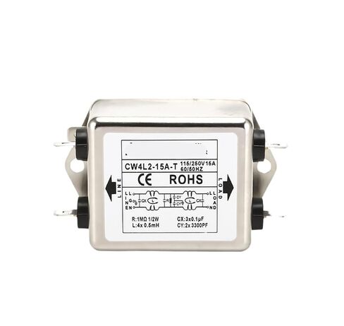 CW4L2-3A/6A/10A/15A/20A-T Plug-in Bipolar Filter Power Filter Single-Phase AC Anti-Interference 220V(CW4L2-20A-T) in Saudi Arabia