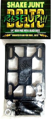 مجموعة وسادات ومسامير رفع من Shake Junt Rise Up Black - 1/4 بوصة in Kuwait