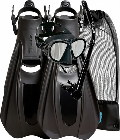 مجموعة الغوص Tilos Aquastalk مع حقيبة حمل شبكية in Kuwait