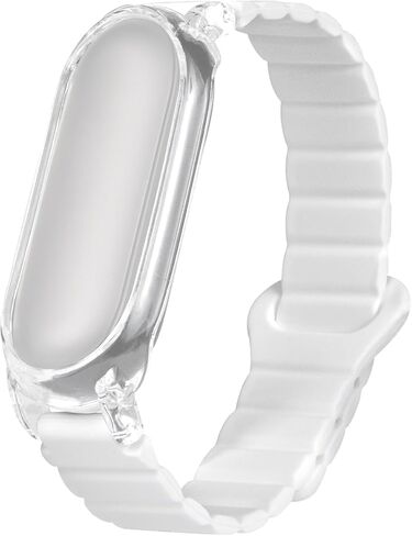 SOULWIT Wristband for Plaud NotePin AI Voice Recorder, Adjustable 5.9"–9.44", Comfortable Silicone Wrist Band Strap Accessory with Magnetic Closure - White in Saudi Arabia