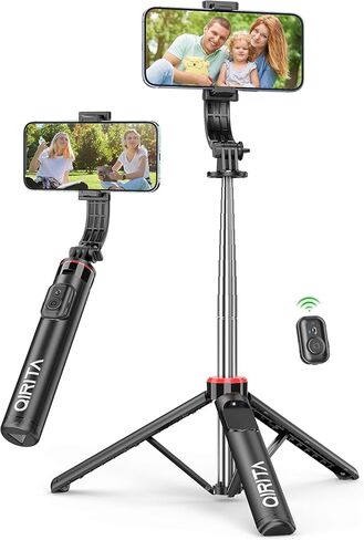70'' Automatic Tripod, Extendable Selfie Stick Phone with Magnetic Remote & 1/4" Screw Camera Tripod Lightweight Travel Tripod for Cell Phone Compatible with iPhone 16/15/14/13/12/Android in Kuwait
