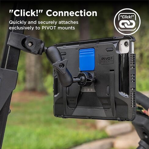 Pivot - Claw Mount - Clamp Clamp Tough Clamp - حامل جهاز الطيران الثقيل - يناسب الأسطح المستديرة والمربعة والمسطحة (1 "-1.875") - أجهزة مركب عالي القوة وغير القابل للصدأ - ذراع ممتدة in Kuwait