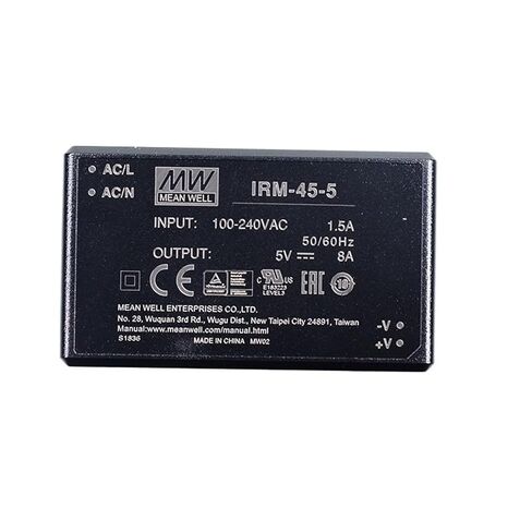 IRM-45-5 40W PCB Assemble Encapsulated Power Module 110V/220V AC to 5V 8A 40W PCB Module Type Power Supply in Saudi Arabia