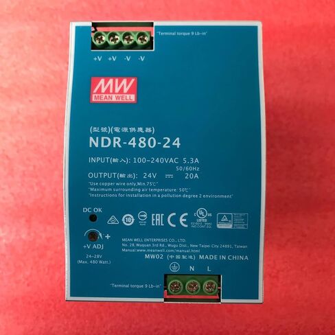 NDR-480-48 480W Single Output Industrial DIN Rail NDR-480 48V 10A in Kuwait