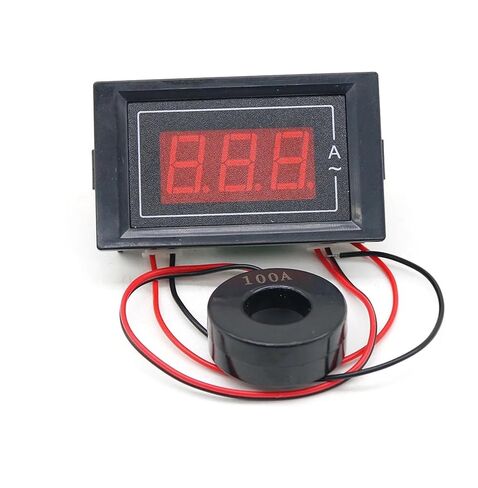 D85-A AC Digital Display Ammeter Can Measure 0-100A Embedded Installation LED Panel with Shunt 1Pcs in Saudi Arabia