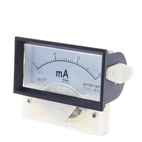 Milliammeter 85C17-mA DC Pointer Panel Amp Meter 20mA 30mA 50mA 100mA Squaqre 70 * 40mm 1Pcs(3mA) in Saudi Arabia