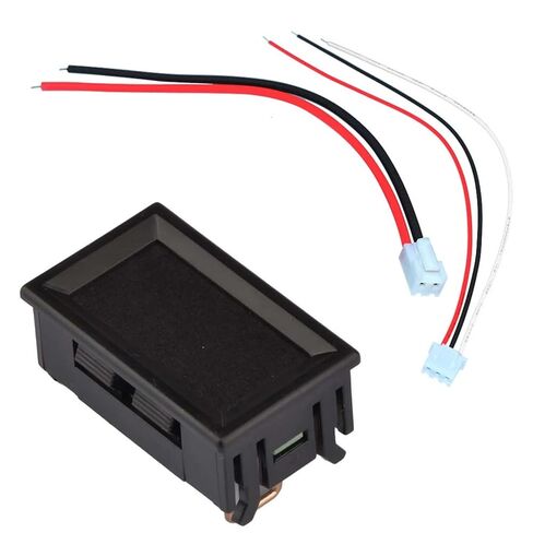 DC 500V 10A Digital Voltmeter Adjustable 0.28 Inch 4-Digit Red Blue LED Dual Display Amp Volt Meter Gauge 1Pcs in Saudi Arabia