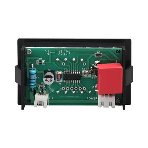 AC 60V-500V 100A LED Digital 2 Wire Voltage Amperage Tester Gauge with Current Transformer Red Green Display 1Pcs in Saudi Arabia