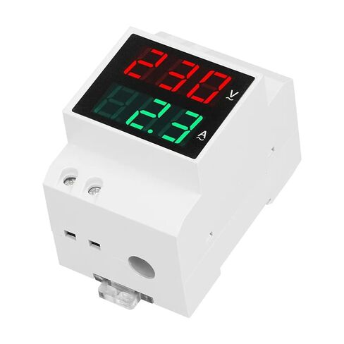 D52-2042 Digital Voltmeter Ammeter Din-Rail Dual Display AC80-300V AC0-100A Volt Gauge Tester 1Pcs in Saudi Arabia