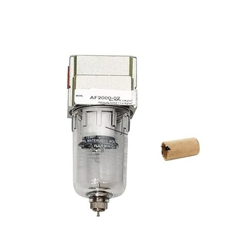 AF2000-02 1/4" AF3000-03 3/8" AF4000-04 1/2" Pneumatic Air Filter Compressor Filter Manual Drain Oil Separator Copper Filter Element(AF2000-02+PC8-02) in Saudi Arabia