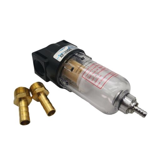 AF2000 1/4 air Source Processor Copper Filter air Pump Filter Oil-Water Separator air Compressor Pneumatic Components(AF2000+Pagoda 12,Fiber core) in Saudi Arabia