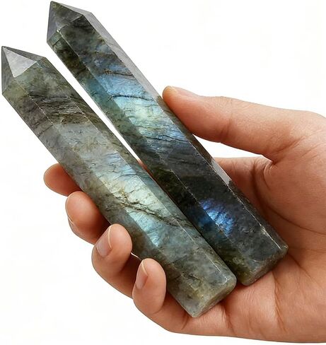 Natural Stone and Crystals Point Wand Reiki Healing Stone Rose Quartz Amethyst Home Decor Mineral Stones Crafts Crystal Amethyst Point 4-5cm 10pc in Saudi Arabia