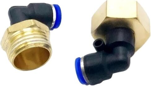 1PCS Pneumatic Quick Release Fitting Connector 6mm 8mm 10mm 12mm OD Hose Tube to 1/8 1/4 3/8 1/2 Thread Air Compressor Joint Coupler(Color:PCF,Size:14MM_3/8"") in Saudi Arabia