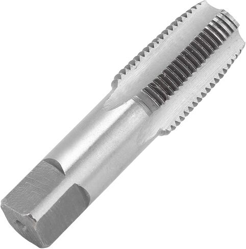 1/2 Inch High Hardness Steel Thread Tap for CNC Machining and Precision Machine Repair 22mm Thread 34mm Depth Silver Industrial Grade Tapping Tool in Saudi Arabia