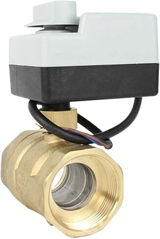 1/2" 3/4" 1" 2" Brass Ball Valve Ball Valve 3 line 2 Way Control Ball Valve with Manual Switch(1) in Saudi Arabia