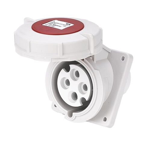 Industrial Socket 32A 4 core MN3442 Concealed Inclined seat Brass*32A*380V*4P*7.04KW in Kuwait