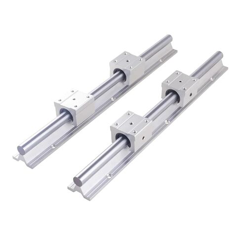 2 Pcs SBR20 200-2000mm Linear Guide Rail +4 Pcs Bearing Blocks(300mm) in Saudi Arabia