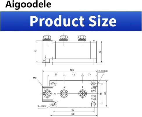 MD 500A-16 Diode, Dc Blocking Diode; Unidirectional in-Line Diode, Anti Reverse Diode MD 500A1600V in Saudi Arabia