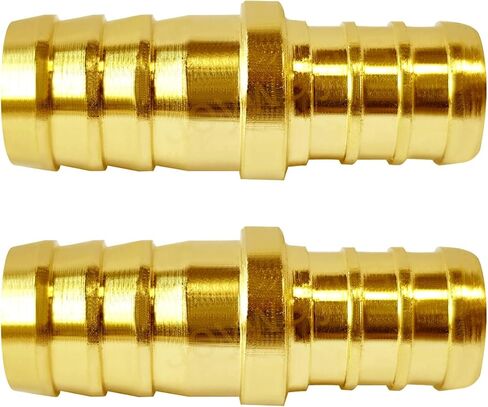 Joywayus 2 حزمة النحاس 1/2 "PEX إلى 1/2" خرطوم بارب موصل تركيب المخفض الربط محول للمياه/الوقود/الهواء in Saudi Arabia