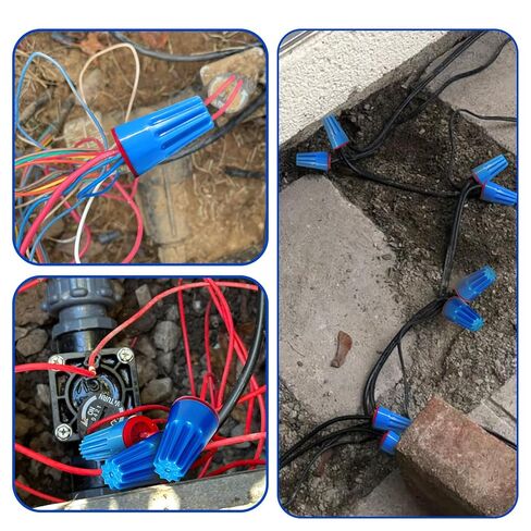 15 قطعة من موصلات الأسلاك الكهربائية المقاومة للماء 22AWG-14AWG، أغطية صواميل ملتوية كهربائية خارجية، موصل طرفي للكابل لإضاءة المناظر الطبيعية، وصمامات الري، وتركيب الأماكن الرطبة in Kuwait