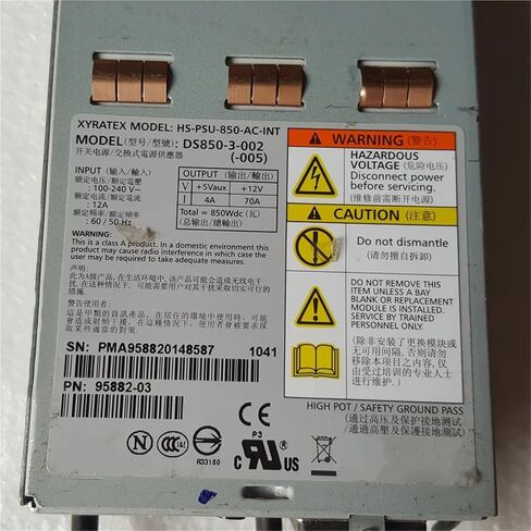for 95882-03 DS850-3-002 HS-PSU-850-AC-INT 850W Power Supply in Saudi Arabia