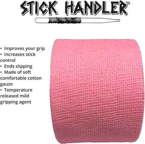 STICK HANDLER Drumstick Grip Tape (Pink) in Saudi Arabia