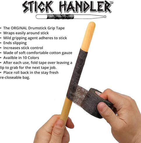 STICK HANDLER Drumstick Grip Tape (Pink) in Saudi Arabia