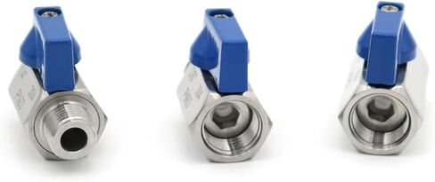 1pcs 1/2 1/4 3/4 3/8" Male Female Threaded Stainless Steel SS304(3/4",NPT_Female X Female) in Saudi Arabia