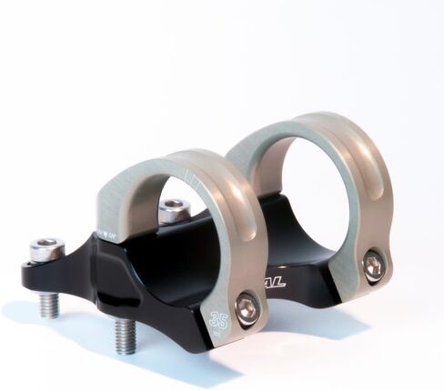 Renthal Integra 35 Bicycle Stem - Clamp: 35mm, L: 50mm, Steerer: Direct Mount, 0, Black/Gold - STM115-BKAG in Saudi Arabia