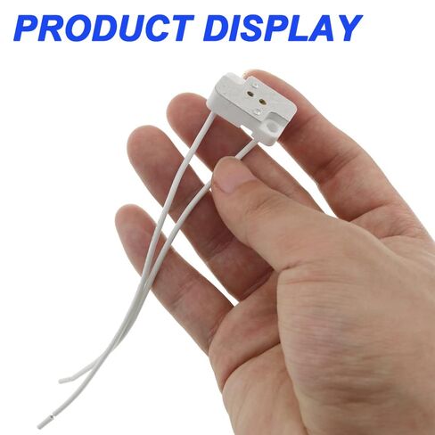 G4 GX5.3 Lamp Holder, LED Bulbs Rectangular Porcelain Socket for MR16 MR11 LED CFL Halogen Bulbs with 15cm/6" Wire Leads, with Wire Connectors (10 Pcs) in Saudi Arabia